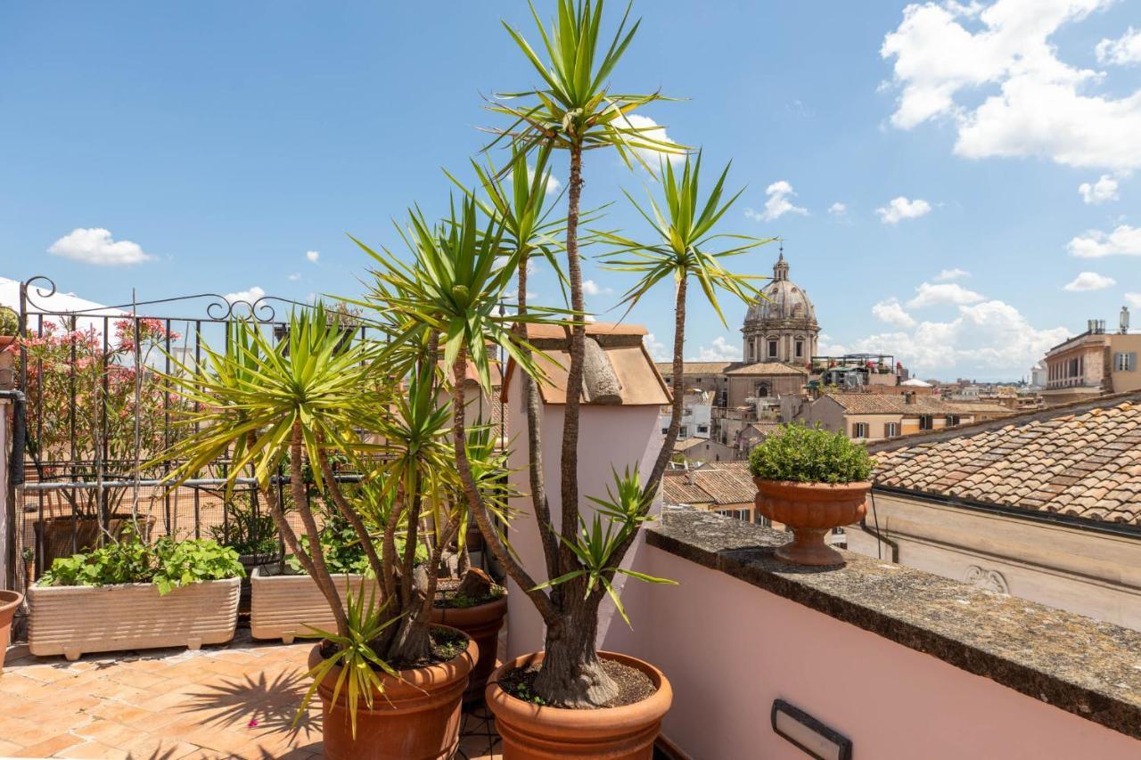 Iflat Penthouse In Campo De' Fiori Apartment Rome Luaran gambar