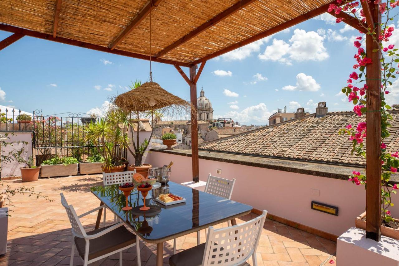 Iflat Penthouse In Campo De' Fiori Apartment Rome Luaran gambar