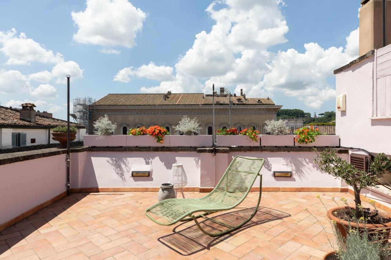 Iflat Penthouse In Campo De' Fiori Apartment Rome Luaran gambar