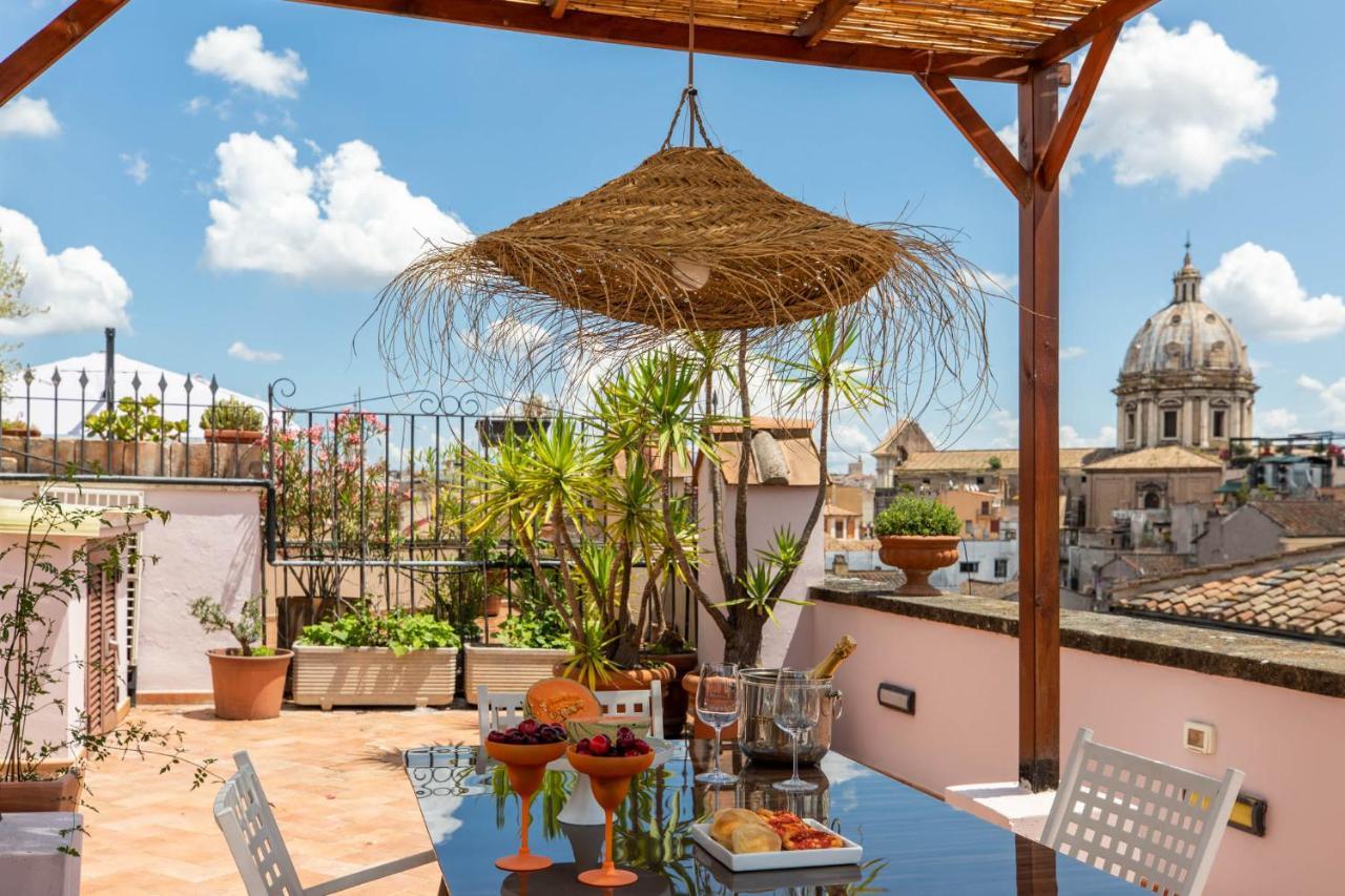 Iflat Penthouse In Campo De' Fiori Apartment Rome Luaran gambar