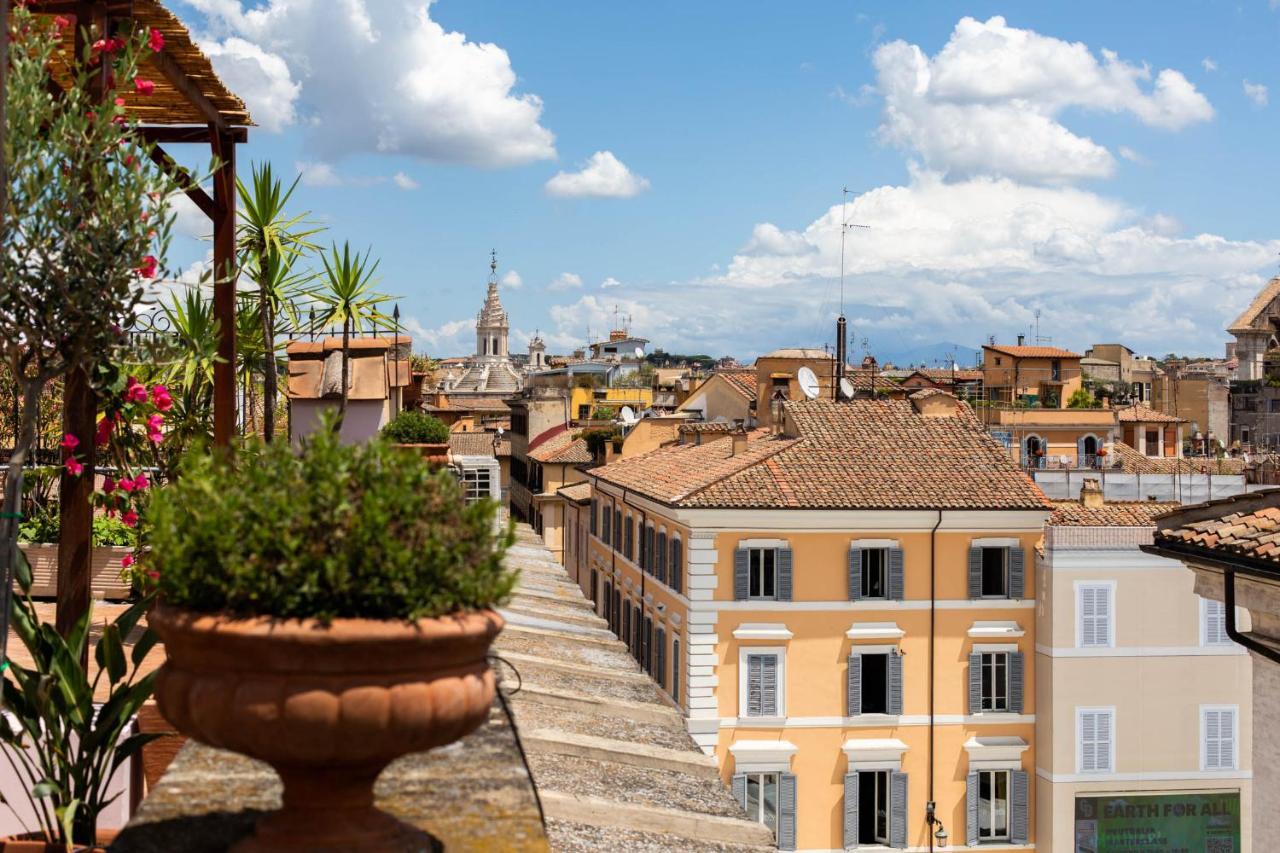 Iflat Penthouse In Campo De' Fiori Apartment Rome Luaran gambar
