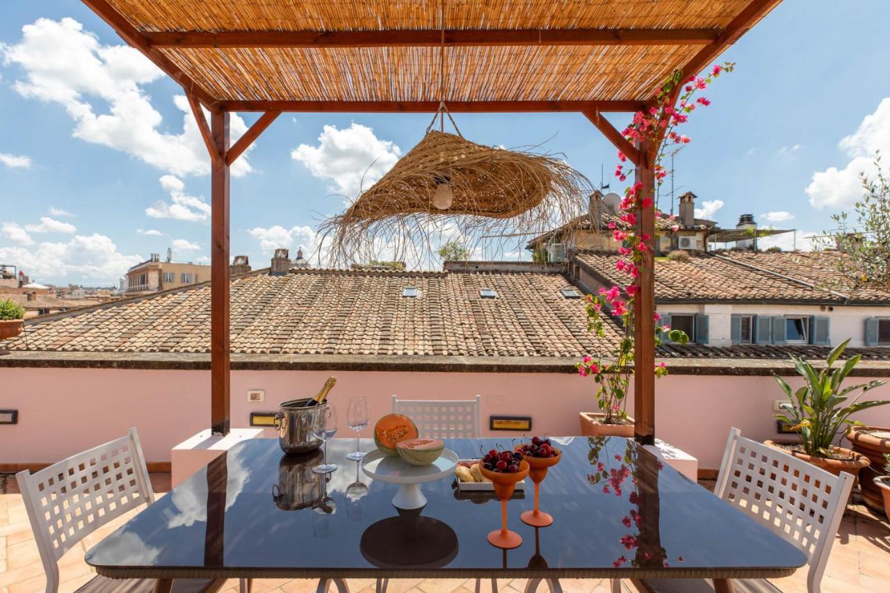 Iflat Penthouse In Campo De' Fiori Apartment Rome Luaran gambar